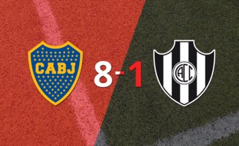 Boca Juniors goleó 8-1 a Central Córdoba (SE) con doblete de Cristian Pavón | Argentina - liga profesional 2021