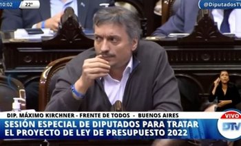 El durísimo discurso de Máximo Kirchner: "Aprendan a escuchar" | Presupuesto 2022