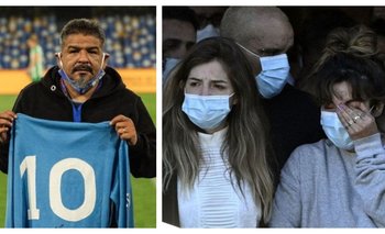 La sentida despedida de Dalma y Gianinna a su tío Hugo Maradona | Hugo maradona