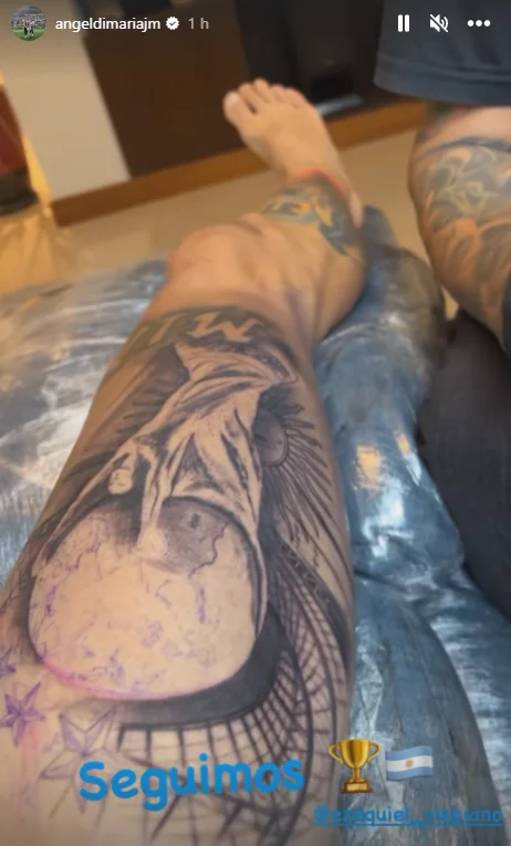 Selección Argentina, Ángel Di María, Mundial de Qatar 2022, Tatuaje.