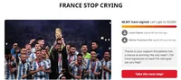 La respuesta de Argentina al pedido de Francia de repetir la final: "Dejen de llorar"